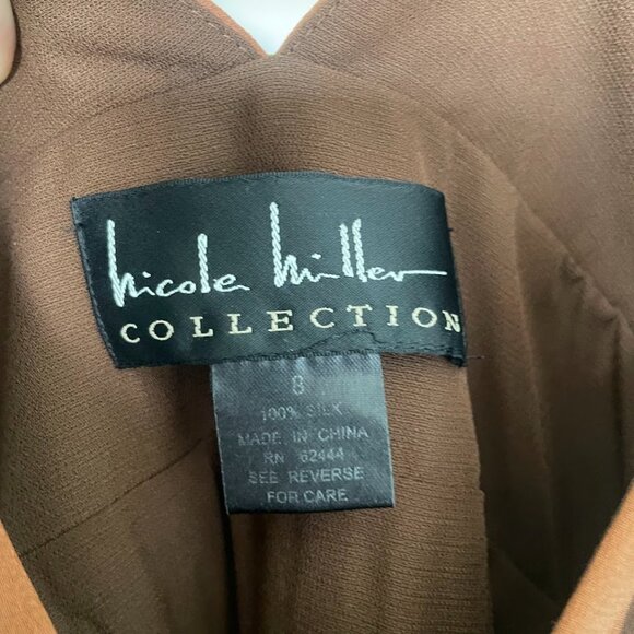 Nicole Miller patterned dress size 8 - Picture 4 of 4